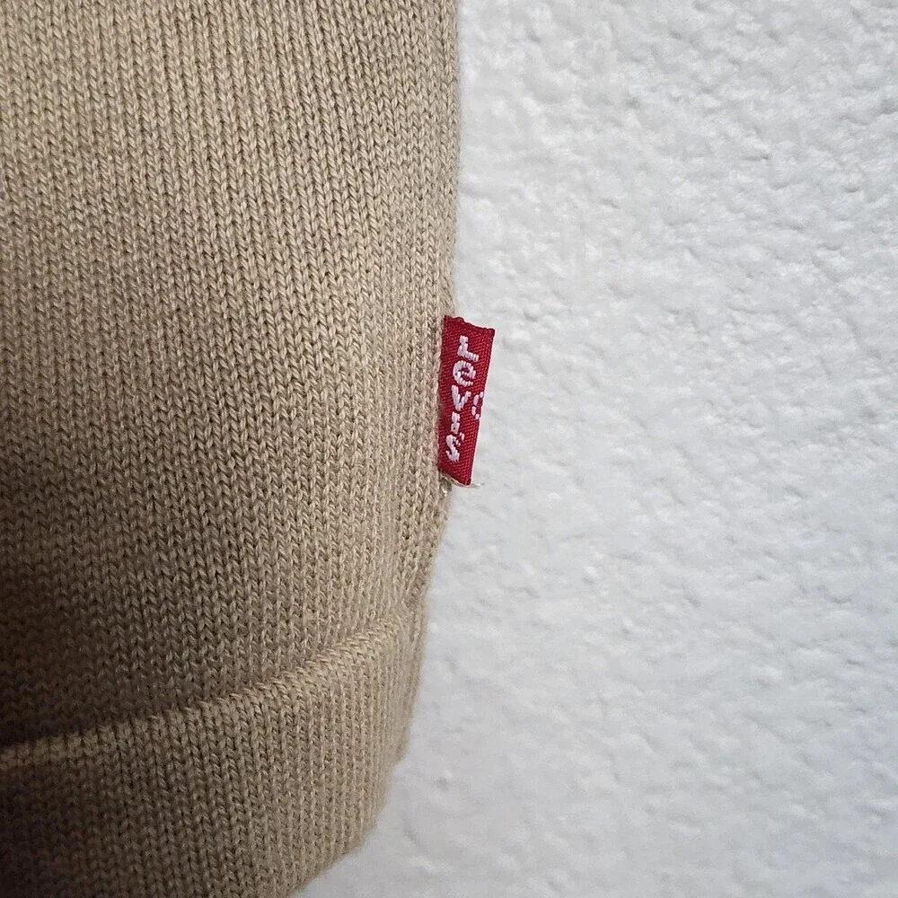 Levi's Polo Shirt Mens 2XL Beige 100% Cotton Standard Fit Short Sleeve Casual